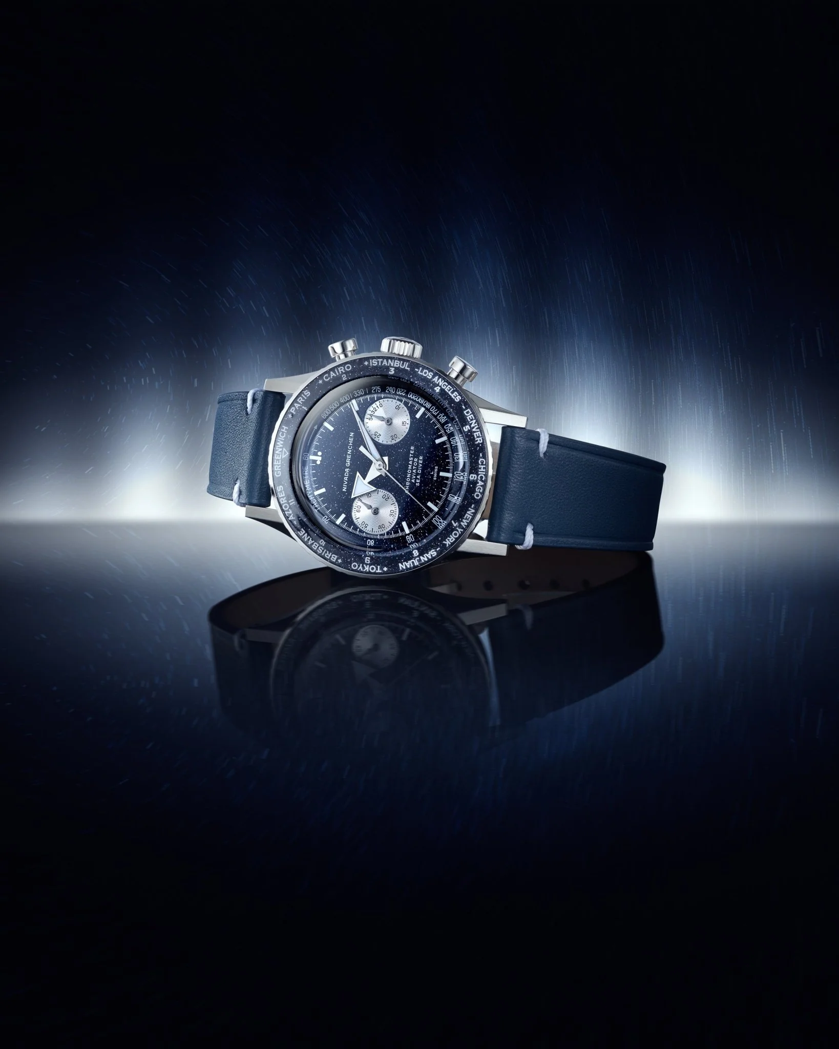 CHRONOMASTER VALJOUX 236 AVENTURINE BLUE - Image 5