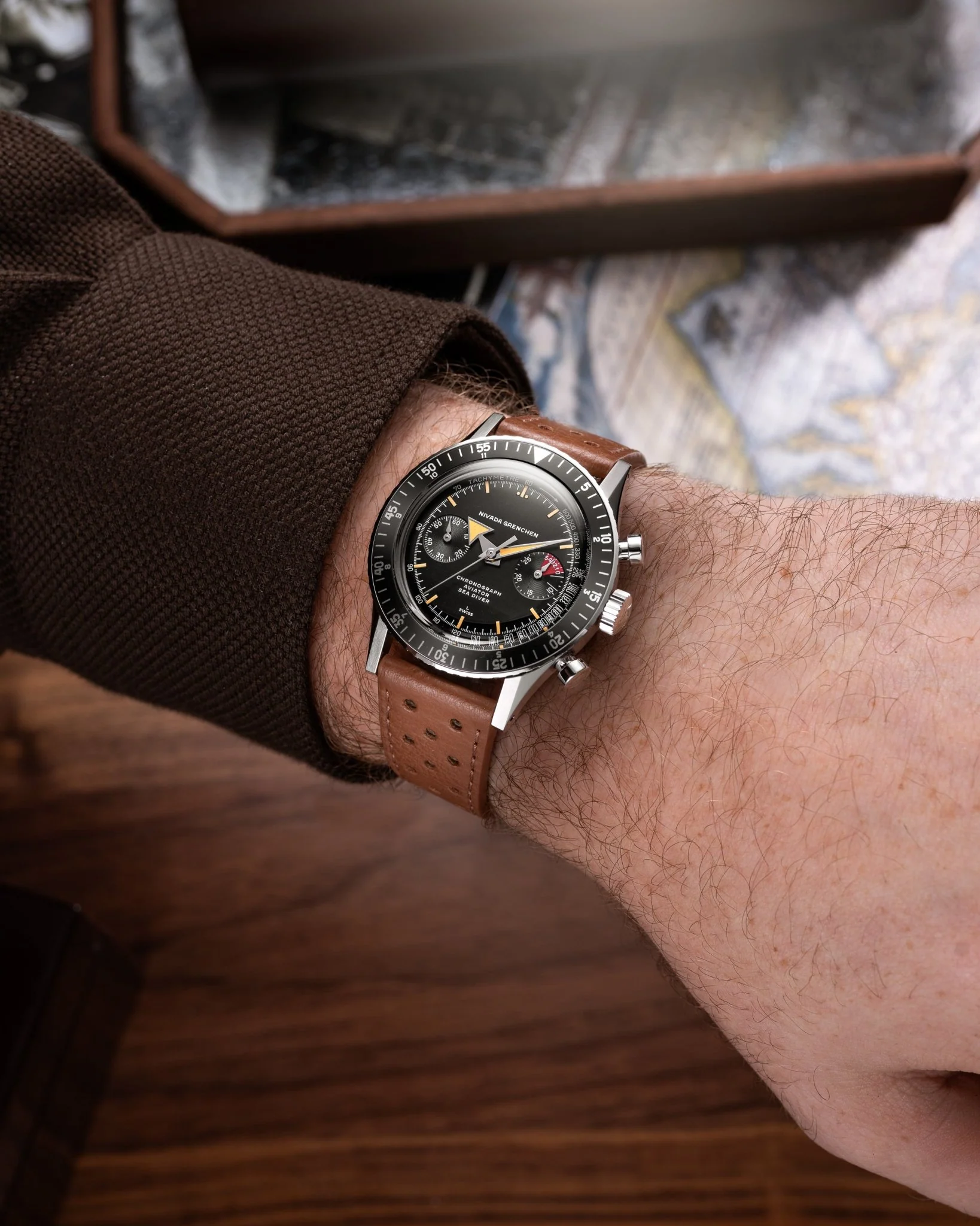 CHRONOGRAPH VALJOUX 23 BROAD ARROW - Image 6