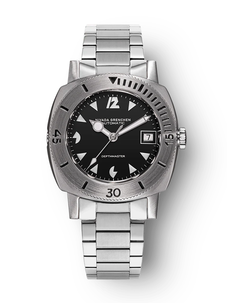 WHITE ART DECO DATE DEPTHMASTER - Image 10