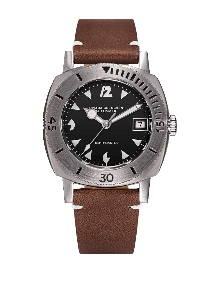 WHITE ART DECO DATE DEPTHMASTER - Image 13