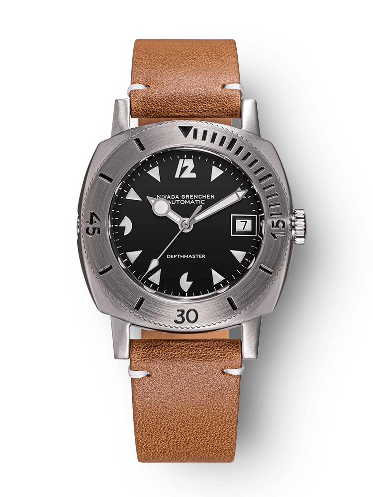 WHITE ART DECO DATE DEPTHMASTER - Image 9