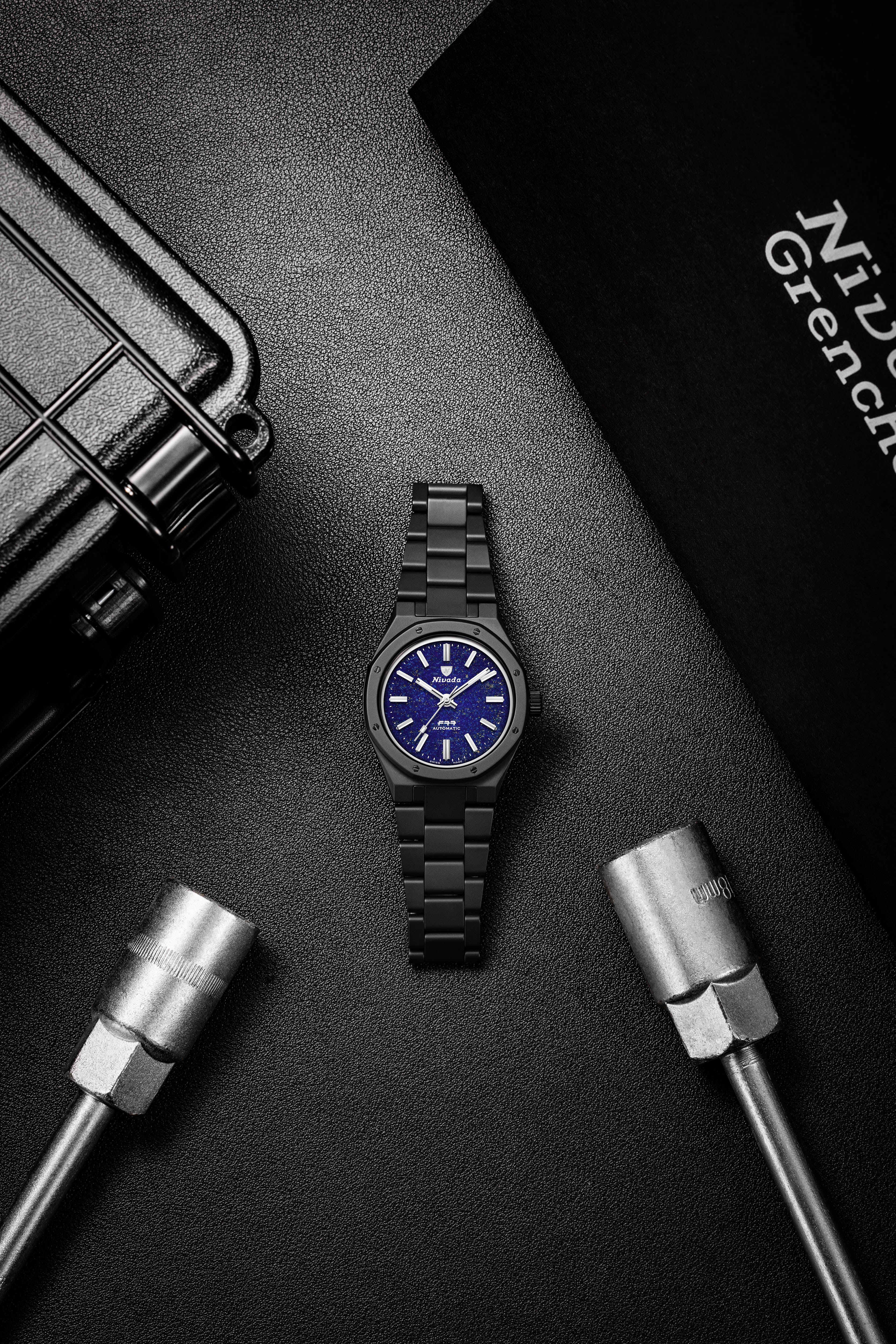 F77 BLACK CERAMIC LAPIS LAZULI MK1 - 37MM - Image 5