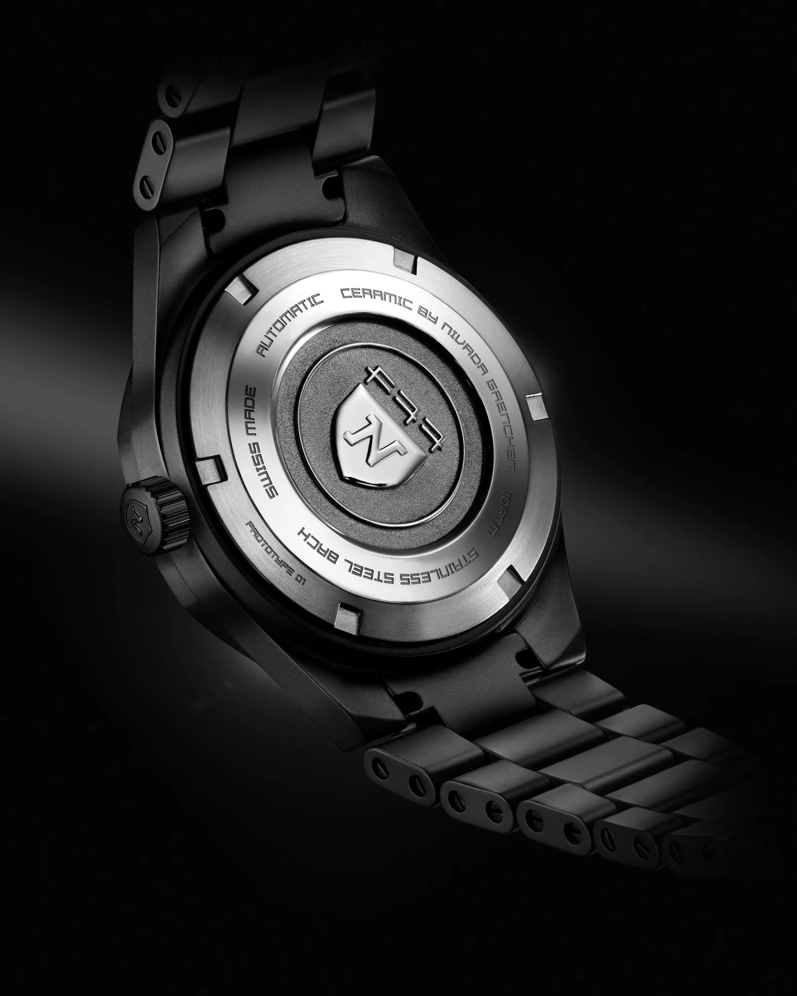 F77 BLACK CERAMIC TRESSED DIAL MK1 - 37MM - Image 7