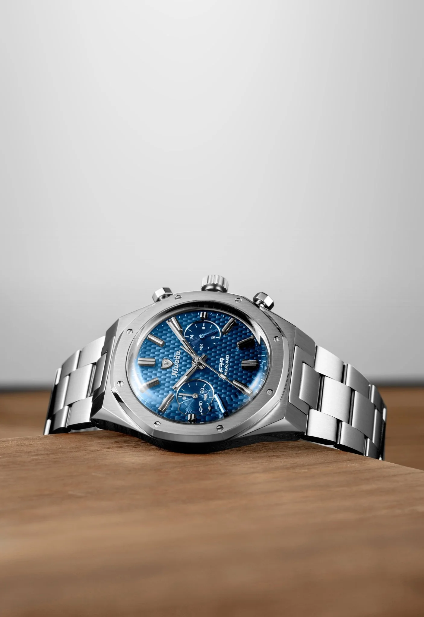 F77 SST CHRONO MECAQUARTZ BLUE MK2 - 38MM - Image 5