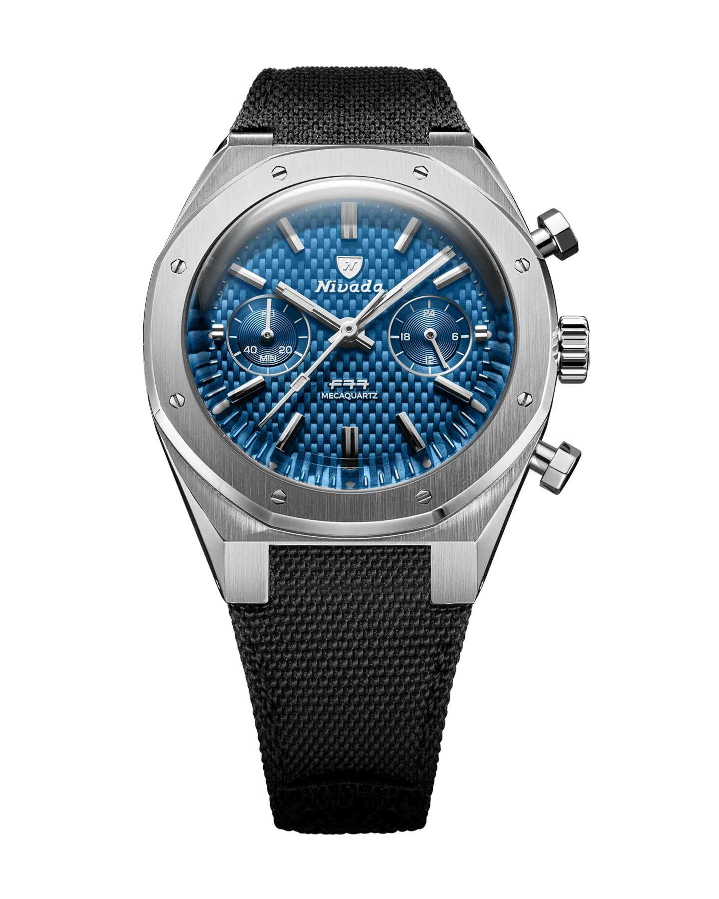 F77 SST CHRONO MECAQUARTZ BLUE MK2 - 38MM - Image 7