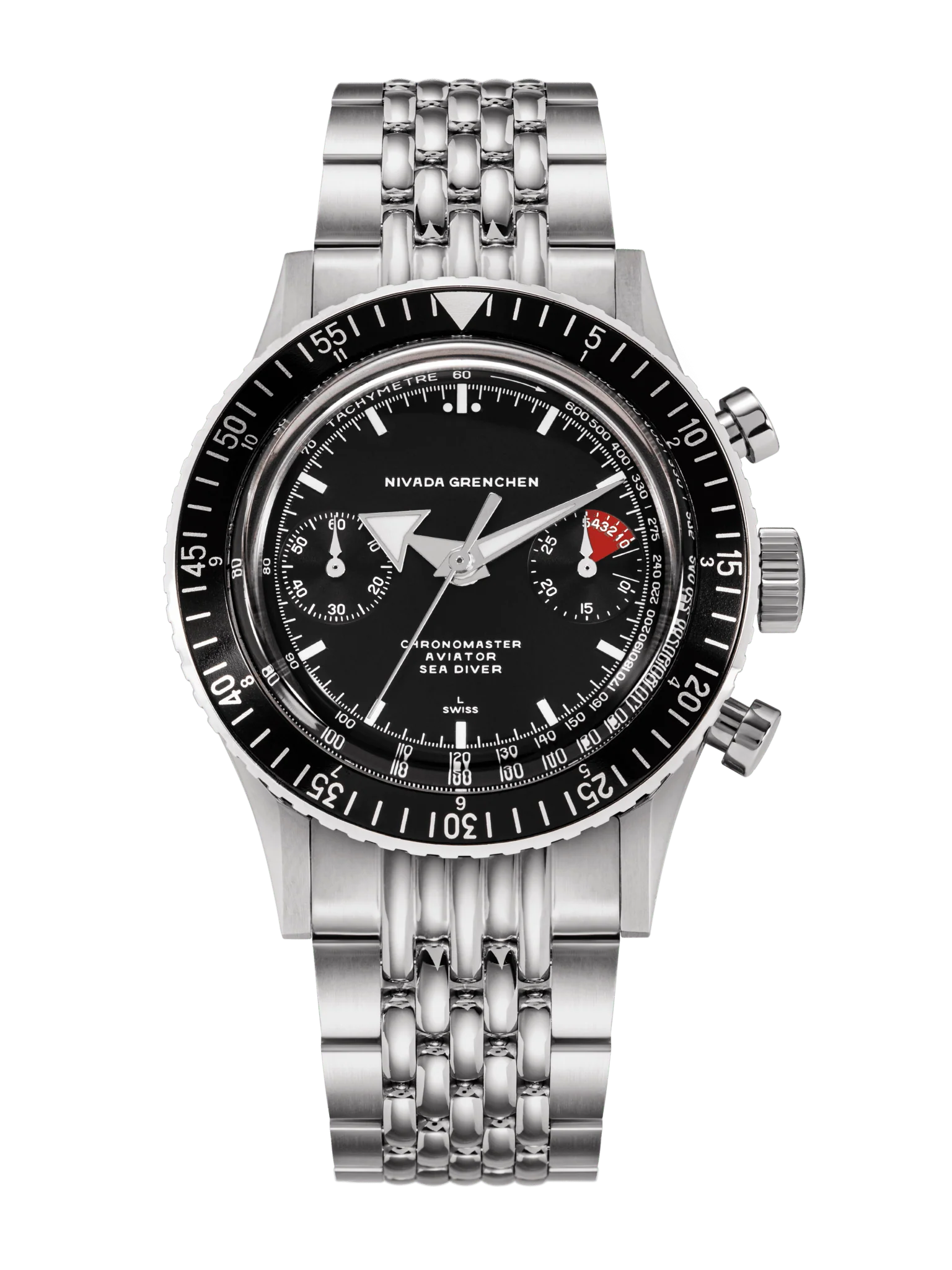 WHITE BROAD ARROW INTER.BEZEL 38mm - MANUAL - Image 7