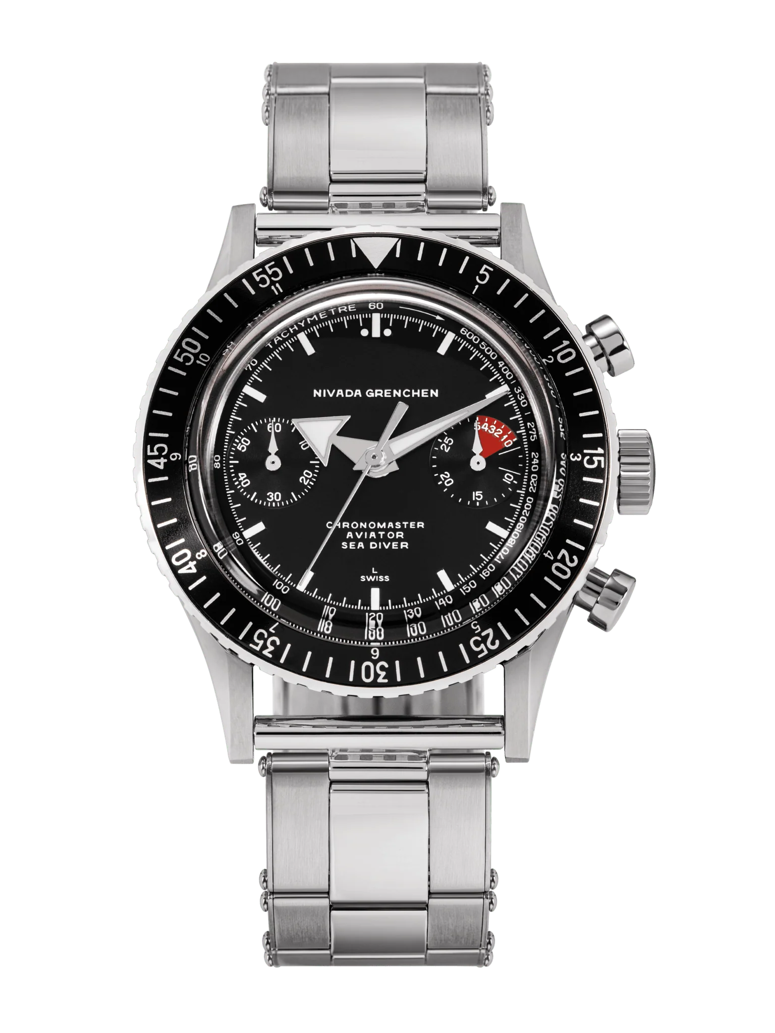 WHITE BROAD ARROW INTER.BEZEL 38mm - MANUAL - Image 8