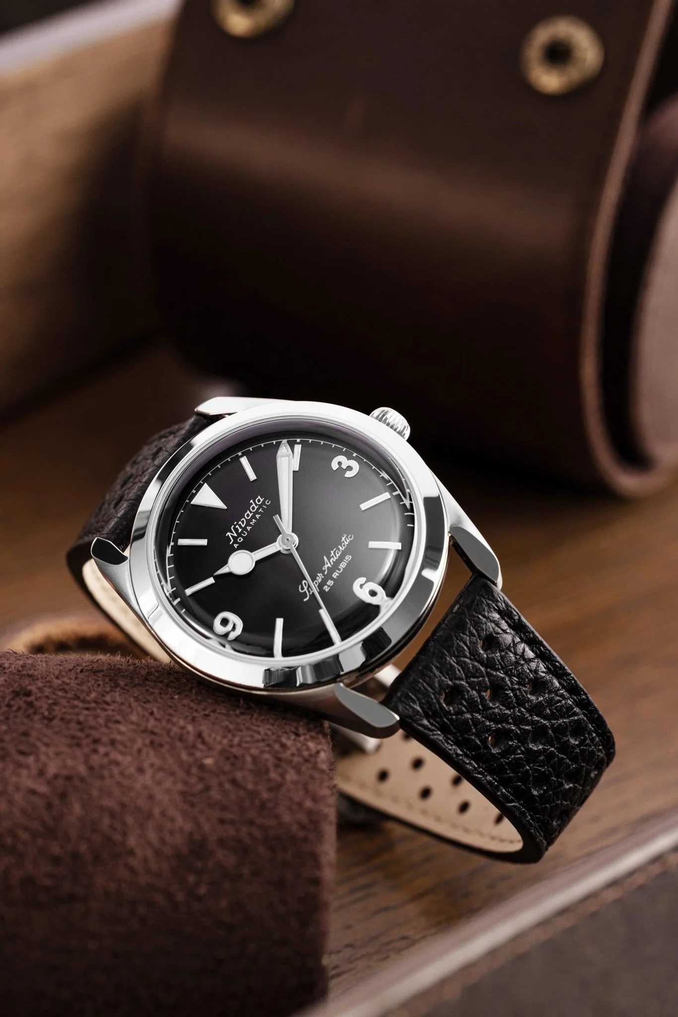 SUPER ANTARCTIC 3.6.9 BLACK NO VINTAGE EFFECT - WHITE LUMINOUS - 38mm - Image 11