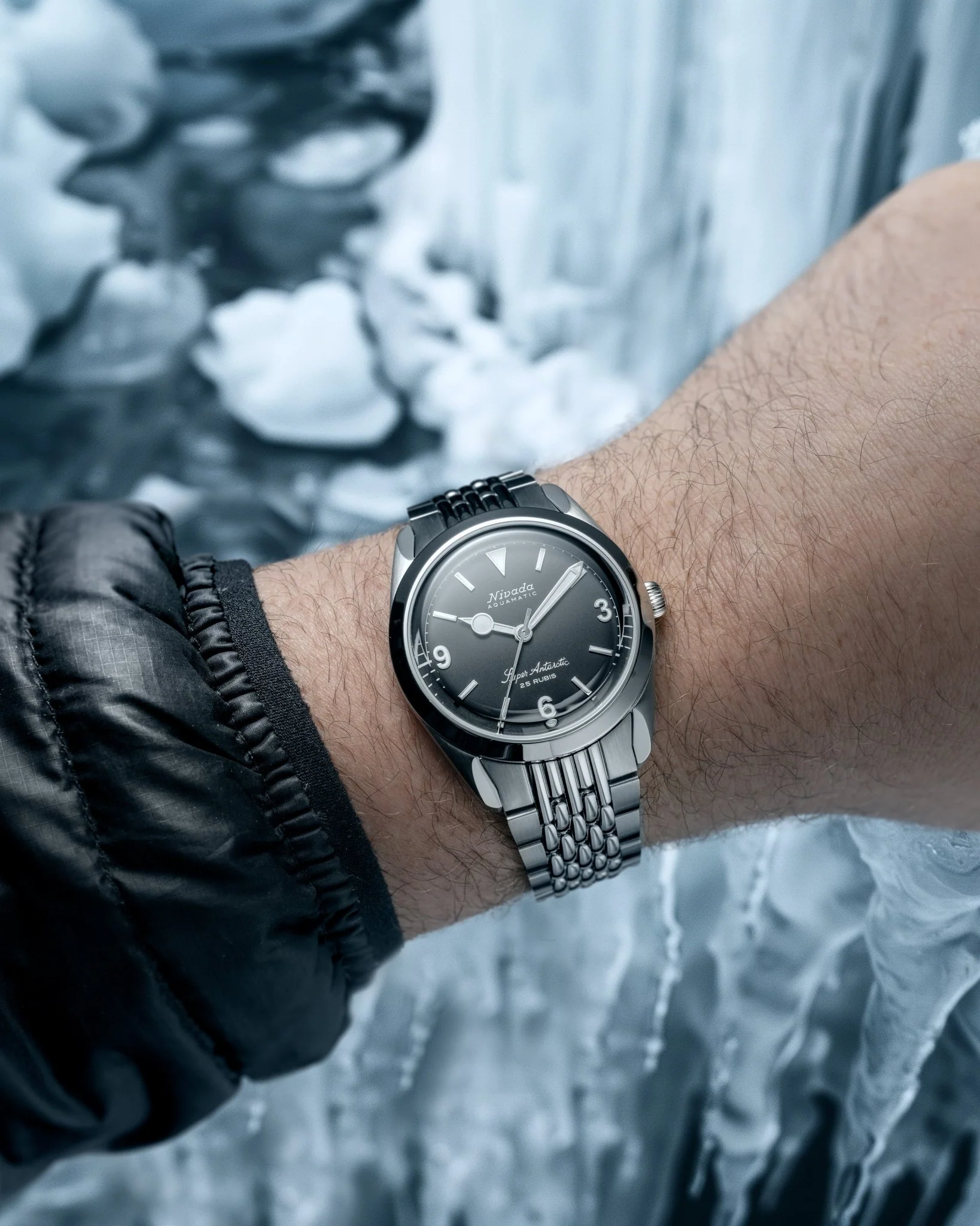 SUPER ANTARCTIC 3.6.9 BLACK NO VINTAGE EFFECT - WHITE LUMINOUS - 38mm - Image 3