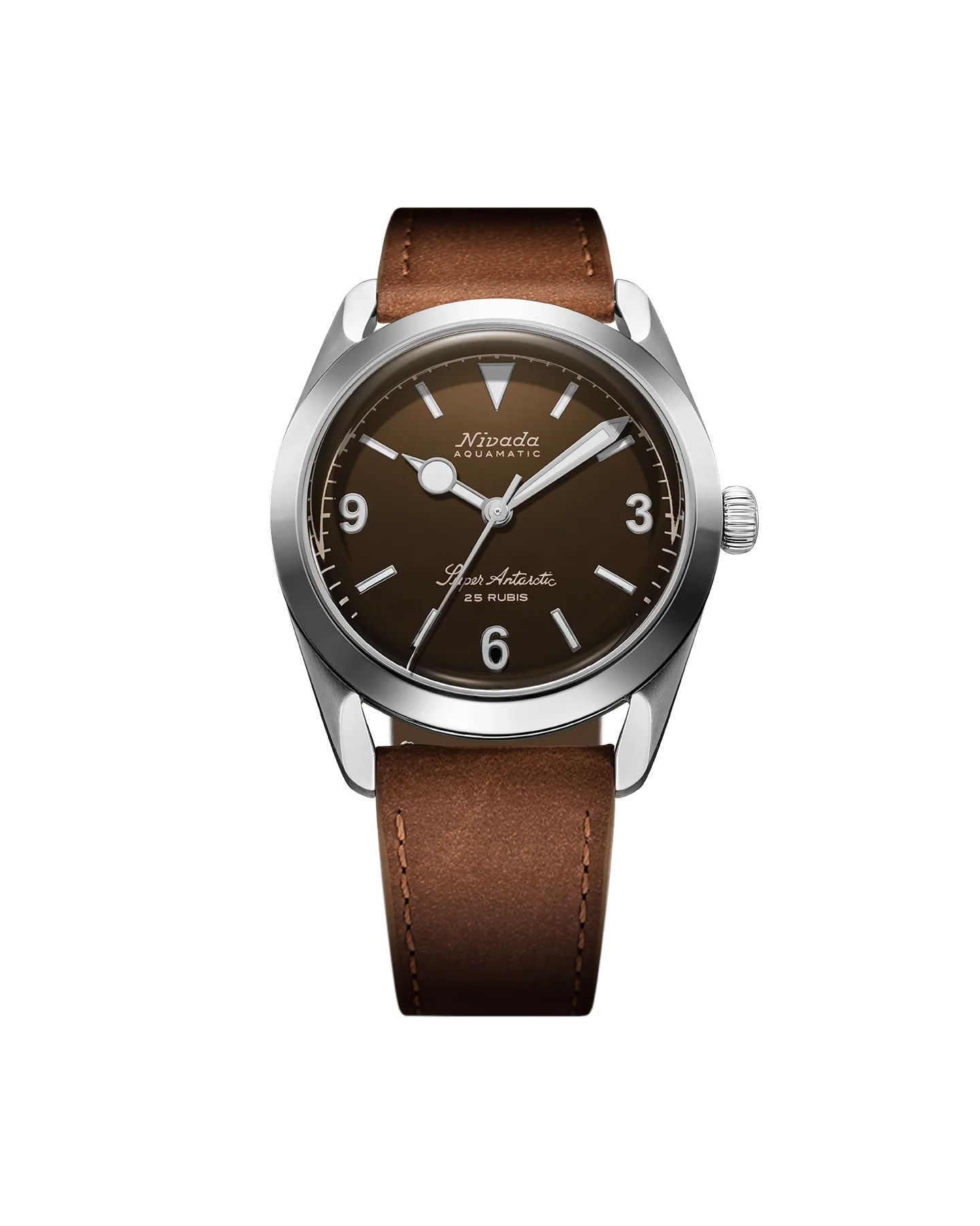 SUPER ANTARCTIC 3.6.9 BROWN NO VINTAGE EFFECT - WHITE LUMINOUS - 38mm - Image 15
